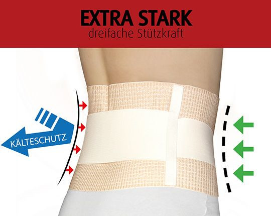 Nierenwärmer mit Stützfunktion - extra stark