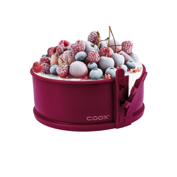 Coox Springform 18 cm mit Porzellan-Servierplatte