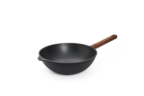 Woll Wok Pfanne eco logic (ohne PFAS) Holzgriff