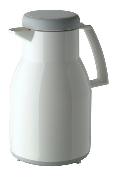 Thermoskanne / Isolierkanne 1 Liter, weiss