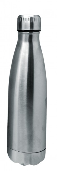 Thermosflasche 500ml, doppelwandig, Silber