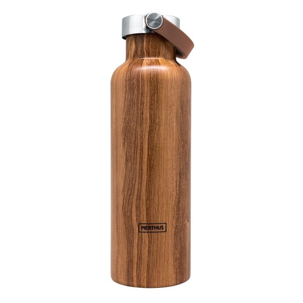 Thermosflasche 750ml, doppelw. SPORT WOOD