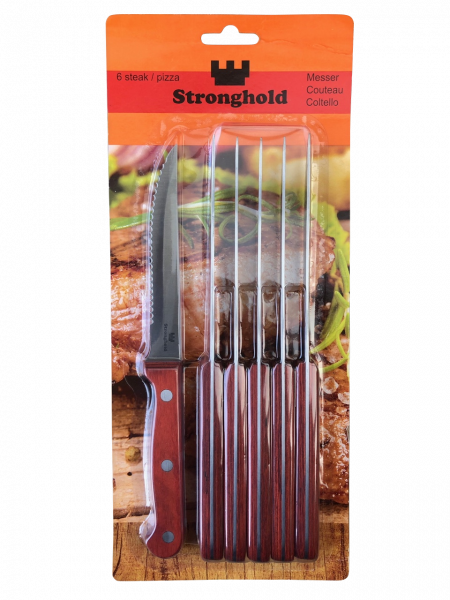 Steakmesser / Pizzamesser 6er Set