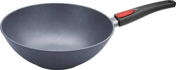 Woll Diamond Lite Wok mit abnehmbarem Kunststoffstiel