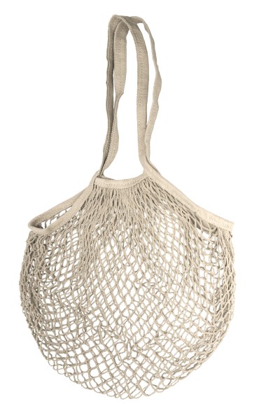 Netztasche beige, 40x40cm