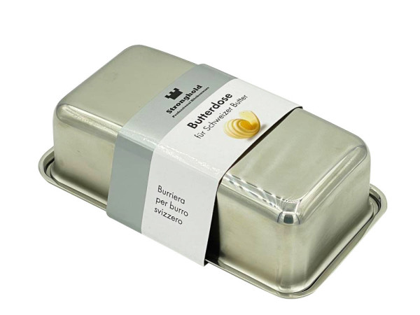 Stronghold Butterdose aus Edelstahl